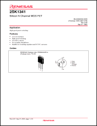 Click here to download 2SK1341-E Datasheet
