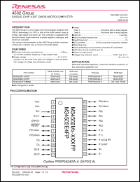 Click here to download M34502M4-XXXFP Datasheet