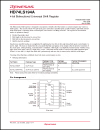 Click here to download HD74LS194AFPEL Datasheet