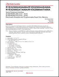 Click here to download R1EX25002ASA00A Datasheet