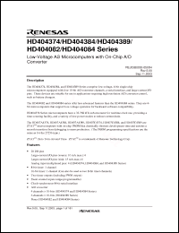 Click here to download HD404372H Datasheet