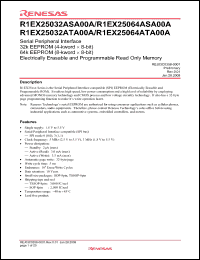 Click here to download R1EX25064ASA00A Datasheet