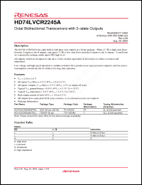 Click here to download HD74LVCR2245AFPEL Datasheet