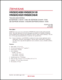 Click here to download HN58X2464TIE Datasheet