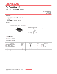 Click here to download RJP4007ANS Datasheet