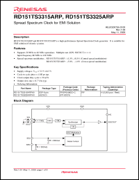 Click here to download RD151TS3315ARPH0 Datasheet