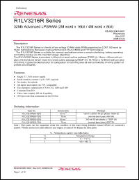 Click here to download R1LV3216R Datasheet