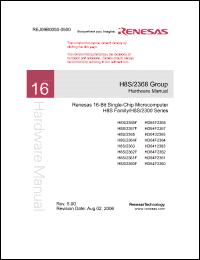 Click here to download H8S2368 Datasheet