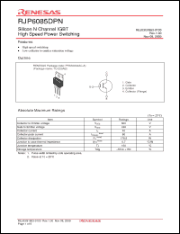 Click here to download RJP6085DPN Datasheet