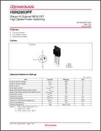 Click here to download H5N2803PF-E Datasheet