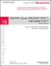 Click here to download HD64F2398TE20T Datasheet