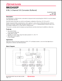 Click here to download M62343GP Datasheet