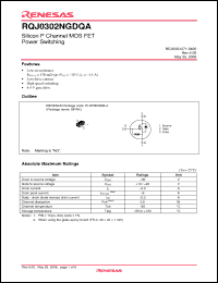 Click here to download RQJ0302NGDQA Datasheet
