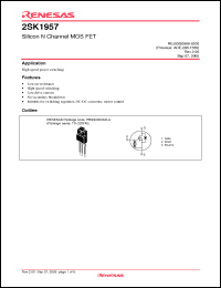 Click here to download 2SK1957-E Datasheet