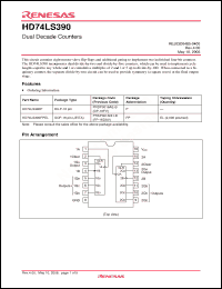 Click here to download HD74LS390P Datasheet