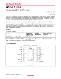 Click here to download HD74LS165AFPEL Datasheet