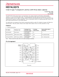 Click here to download HD74LS373FPEL Datasheet