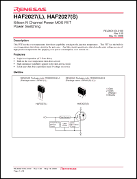 Click here to download HAF2027-90STL-E Datasheet