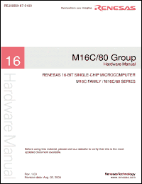 Click here to download M30800SGP-BL Datasheet