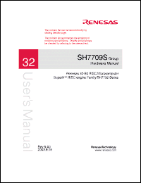 Click here to download SH7709S Datasheet