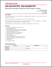 Click here to download HA16341FP Datasheet