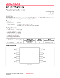 Click here to download RD151TS502USE Datasheet