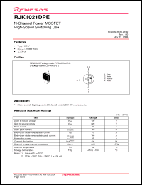 Click here to download RJK1021DPE-00-J3 Datasheet