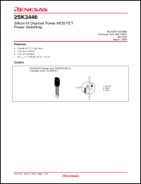 Click here to download 2SK3446TZ-E Datasheet