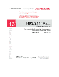 Click here to download H8S2114R Datasheet