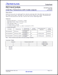 Click here to download RD74HC245APT0 Datasheet