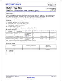 Click here to download RD74HC245ARPH0 Datasheet