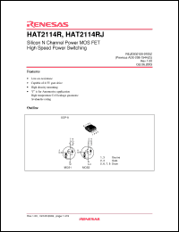 Click here to download HAT2114RJ Datasheet