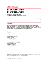 Click here to download R1EX24256ASAS0I Datasheet