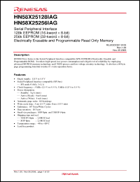 Click here to download HN58X25128FPIAG Datasheet