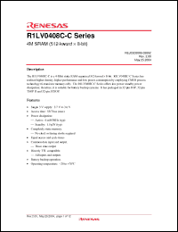 Click here to download R1LV0408CSP-5SC Datasheet