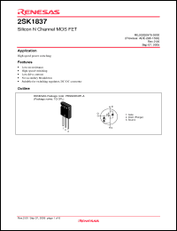 Click here to download 2SK1837-E Datasheet