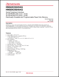 Click here to download HN58X2504FPIAG Datasheet