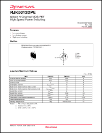 Click here to download RJK5012DPE-00-J3 Datasheet