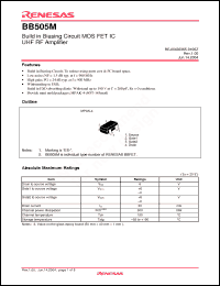 Click here to download BB505MES Datasheet