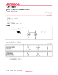 Click here to download HAT1139H-EL-E Datasheet