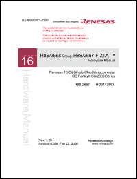 Click here to download HD64F2667 Datasheet