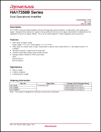 Click here to download HA17358B Datasheet