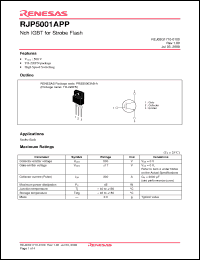 Click here to download RJP5001APP Datasheet