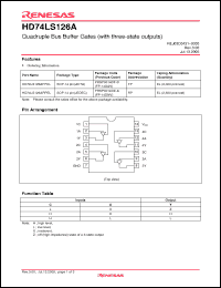 Click here to download HD74LS126ARPEL Datasheet