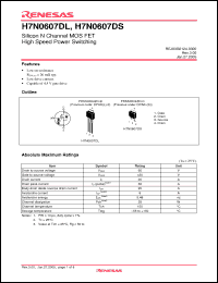 Click here to download H7N0607DSTL-E Datasheet