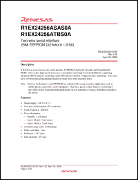 Click here to download R1EX24256ATBS0A Datasheet