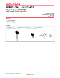 Click here to download H5N2510DSTL-E Datasheet