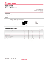 Click here to download 2SC2462LDTL-E Datasheet