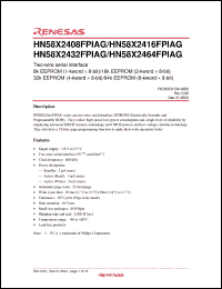 Click here to download HN58X2416FPIAGE Datasheet