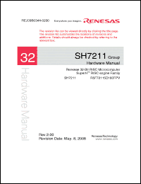 Click here to download SH7211 Datasheet